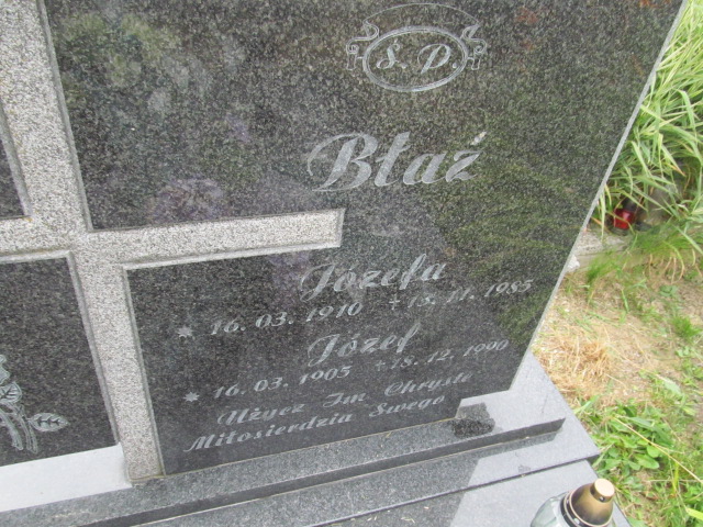 Józef Błaź 1905 Oleszyce - Grobonet - Wyszukiwarka osób pochowanych