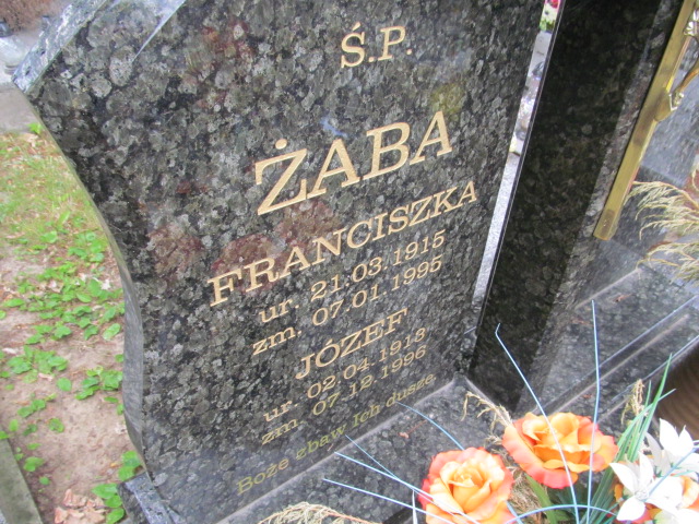 Józef Żaba 1918 Oleszyce - Grobonet - Wyszukiwarka osób pochowanych