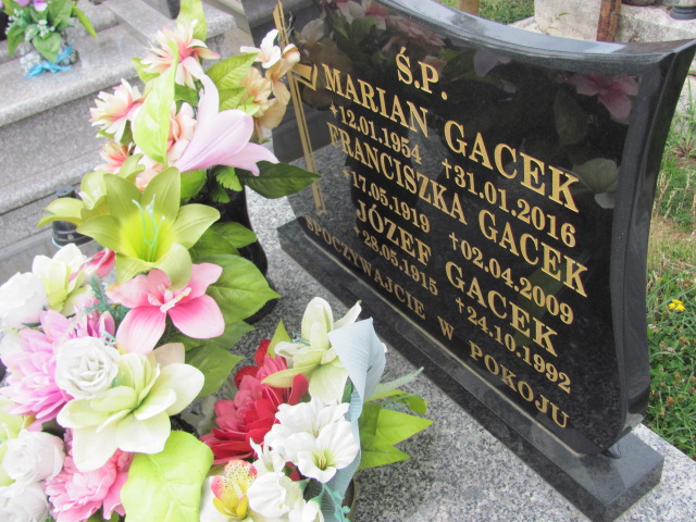 Franciszka Gacek 1919 Oleszyce - Grobonet - Wyszukiwarka osób pochowanych