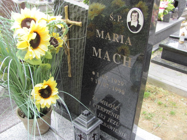 Maria Mach 1929 Oleszyce - Grobonet - Wyszukiwarka osób pochowanych