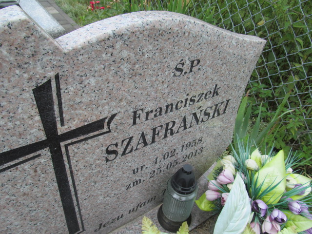 Franciszek Szafrański 1958 Oleszyce - Grobonet - Wyszukiwarka osób pochowanych